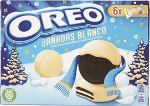 OREO BANADAS BISCOTTI CON COPERTURA AL CIOCCOLATO BIANCO 6 MONOPORZIONI