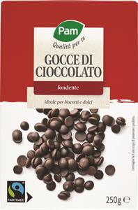 GOCCE DI CIOCCOLATO FONDENTI