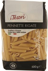 PASTA DI SEMOLA  100% IT TRAFILATA BRONZO PENNETTE RIGATE