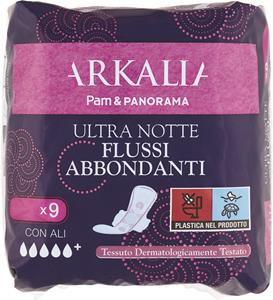 ASSORBENTE ULTRA NOTTE EXTRA FLUSSI ABBONDANTI 9 PEZZI