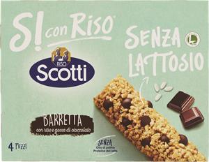 BARRETTE DI CEREALI CIOCCOLATO FONDENTE SENZA LATTOSIO