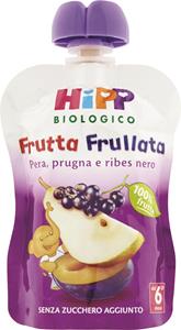 FRUTTA FRULLATA PERA PRUGNA RIBES NERO