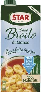 BRODO DI CARNE DI MANZO -30% DI SALE 100% NATURALE