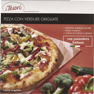 PIZZA CON VERDURE GRIGLIATE TESORI