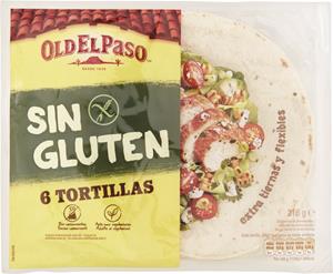 6 TORTILLA SIN GLUTEN