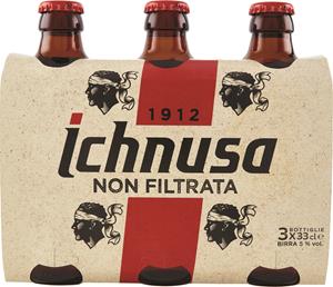 BIRRA  ICHNUSA NON FILTRATA  33X3