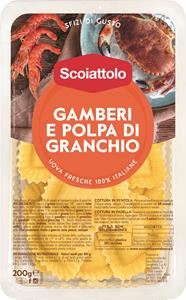 GRANPANZEROTTI GAMBERI E POLPA DI GRANCHIO