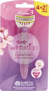 RASOIO XTREME3 MY INTUITION  COMFORT CHERRY BLOSSOM 4+2 PEZZI