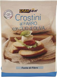 CROSTINI FARRO CON OLIO D'OLIVA