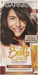 BELLE COLOR COLORAZIONE IN CREMA PERMANENTE 22 CASTANO NATURALE NUDE