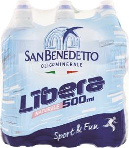 ACQUA  NATURALE LIBERA BOTTIGLIA 50CLX6