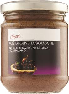 PATE' DI OLIVE TAGGIASCE IN OLIO EVO 100% ITALIANO