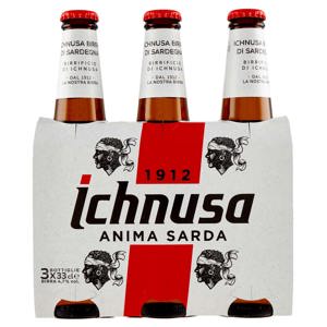 BIRRA ICHNUSA BOTTIGLIA  33X3