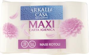 CARTA IGIENICA 2 VELI - 500 STRAPPI -12 MAXI ROTOLI 184 GR