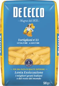 TORTIGLIONI PASTA DI SEMOLA DI GRANO DURO