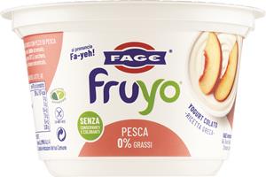 YOGURT FRUYO 0% GRASSI CON PEZZI DI PESCA