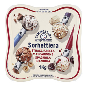 SORBETTERIA SPAGNOLA -STRACCIATELLA- NOCCIOLA- MASCARPONE