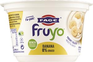 YOGURT FRUYO 0% GRASSI CON PEZZI DI BANANA