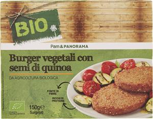 BURGER DI QUINOA E VEGETALI