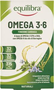 OMEGA 3-6 FUNZIONE CARDIACA E CEREBRALE    32 CAPSULE