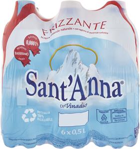 ACQUA MINERALE  FRIZZANTE BOTTIGLIA 50CLX6