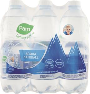 ACQUA NATURALE BOTTIGLIA 50CLX6