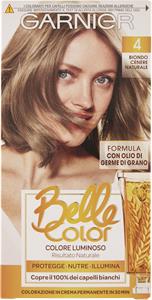 BELLE COLOR COLORAZIONE IN CREMA PERMANENTE 4 BIONDO CENERE NATURALE