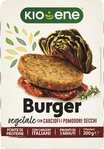 BURGER CARCIOFI E POMODORI SECCHI