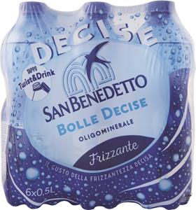 ACQUA MINERALE GASSATA BOTTIGLIA  50CLX6