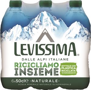 ACQUA LEVISSIMA NATURALE BOTTIGLIA  50CLX6