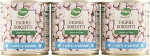 FAGIOLI BORLOTTI COTTI AL VAPORE