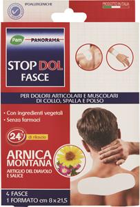 FASCE DOLORI MUSCOLARI COLLO - SPALLA - POLSO 8X21,5 CM