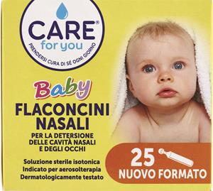 CARE FOR YOU FLACONCINI NASALI BABY MONODOSE 24 PZ DA 5 ML