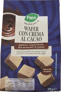 QUADRATINI DI WAFER AL CACAO