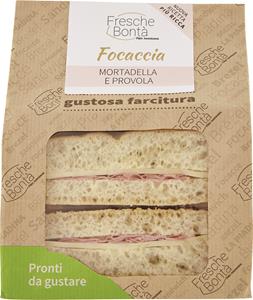 FOCACCIA MORTADELLA E PROVOLA