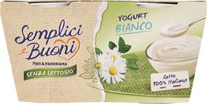 2 YOGURT INTERO SENZA LATTOSIO BIANCO