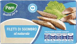 FILETTI DI SGOMBRO AL NATURALE