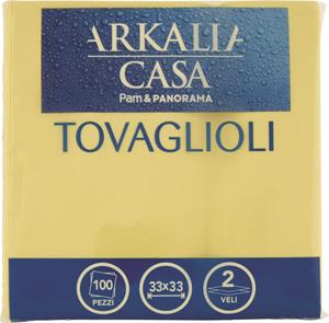 TOVAGLIOLI 2 VELI 33X33CM COLORATI