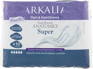 ASSORBENTI  INCONTINENZA LEGGERA SUPER 10 PEZZI