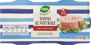 TONNO AL NATURALE PRIMA SCELTA 160G X 2