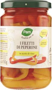 PEPERONI A FILETTI  ALL'ACETO DI VINO