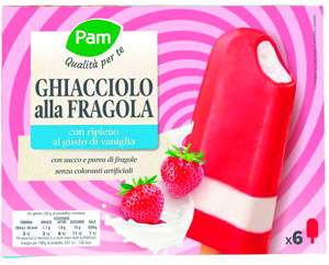 GHIACCIOLO ALLA FRAGOLA X6