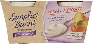 2 YOGURT MAGRO PESCA E ALBICOCCA