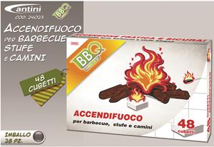 ACCENDIFUOCO SOLIDO FIRE 48 CUBI