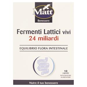 FERMENTI LATTICI VIVI 24 MILIARDI 10 CAPSULE