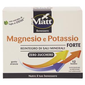 MAGNESIO E POTASSIO FORTE 12 BUSTINE