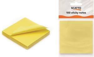 STICKY NOTES 75*75MM GIALLO PASTELLO