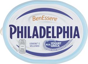 PHILADELPHIA BENESSERE FORMAGGIO FRESCO SPALMABILE PREPARATO CON YOGURT ALLA GRECA