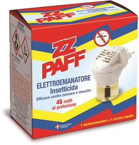 ELETTROEMANATORE INSETTICIDA BASE + RICARICA LIQUIDA 45 NOTTI