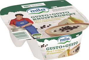 YOGURT CREMOSO PERA WILLIAMS CON CRISPIES AL CIOCCOLATO VA GR150